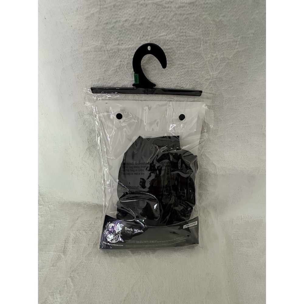 NEW Spirit Halloween Spooky/Stylish Dark Witch Child Costume Dress,Choker 12-14 - Picture 9 of 10